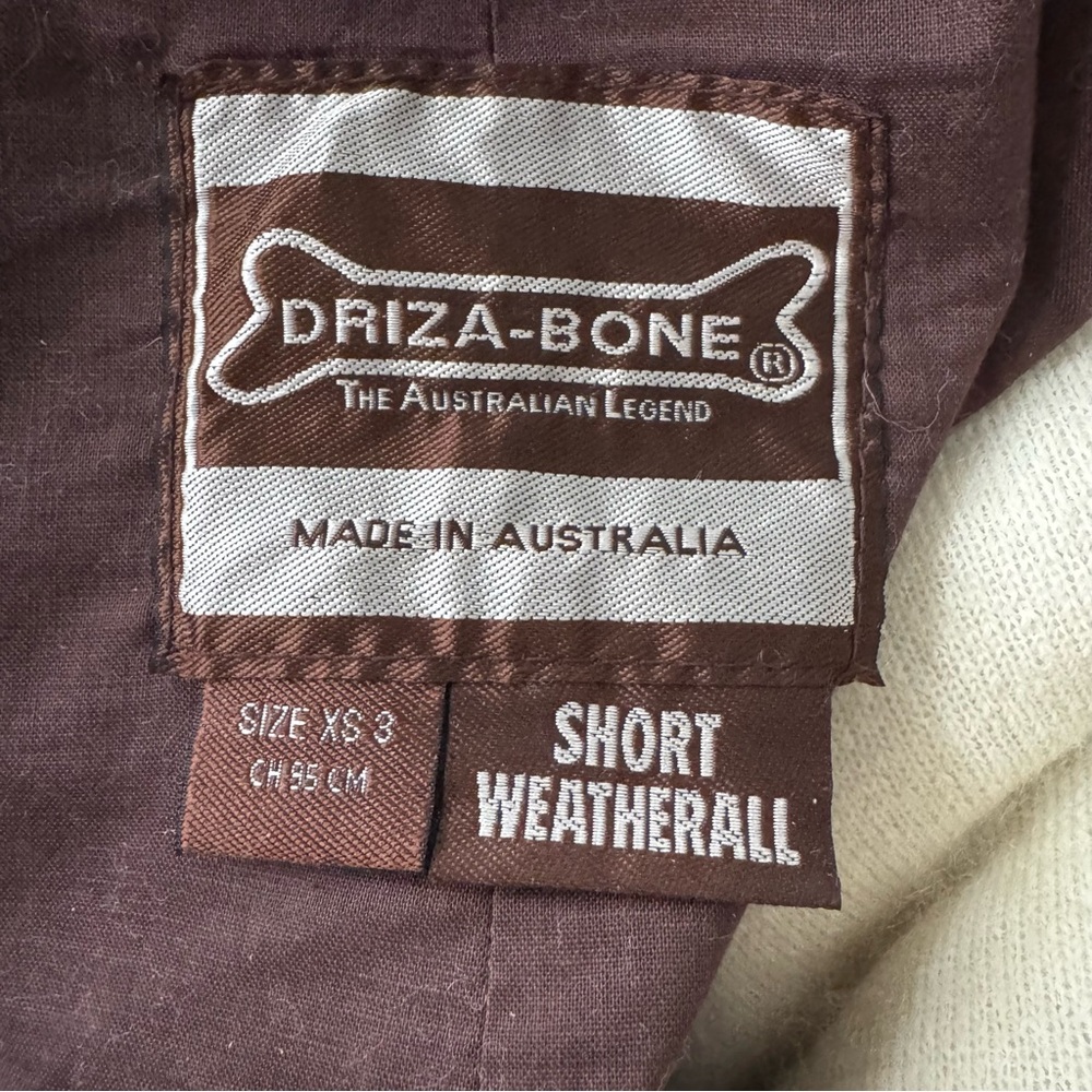 Driza-bone Australia Short Weatherall Coat with Sherpa Wool Liner | XS - Picture 9 of 11